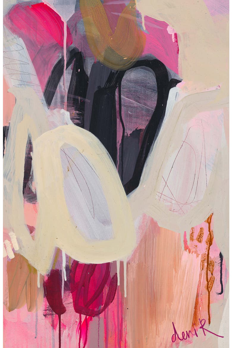 Wandering, Wondering by by Deni Rayneau, 8x10 Art Print, Alternate, color, Pink