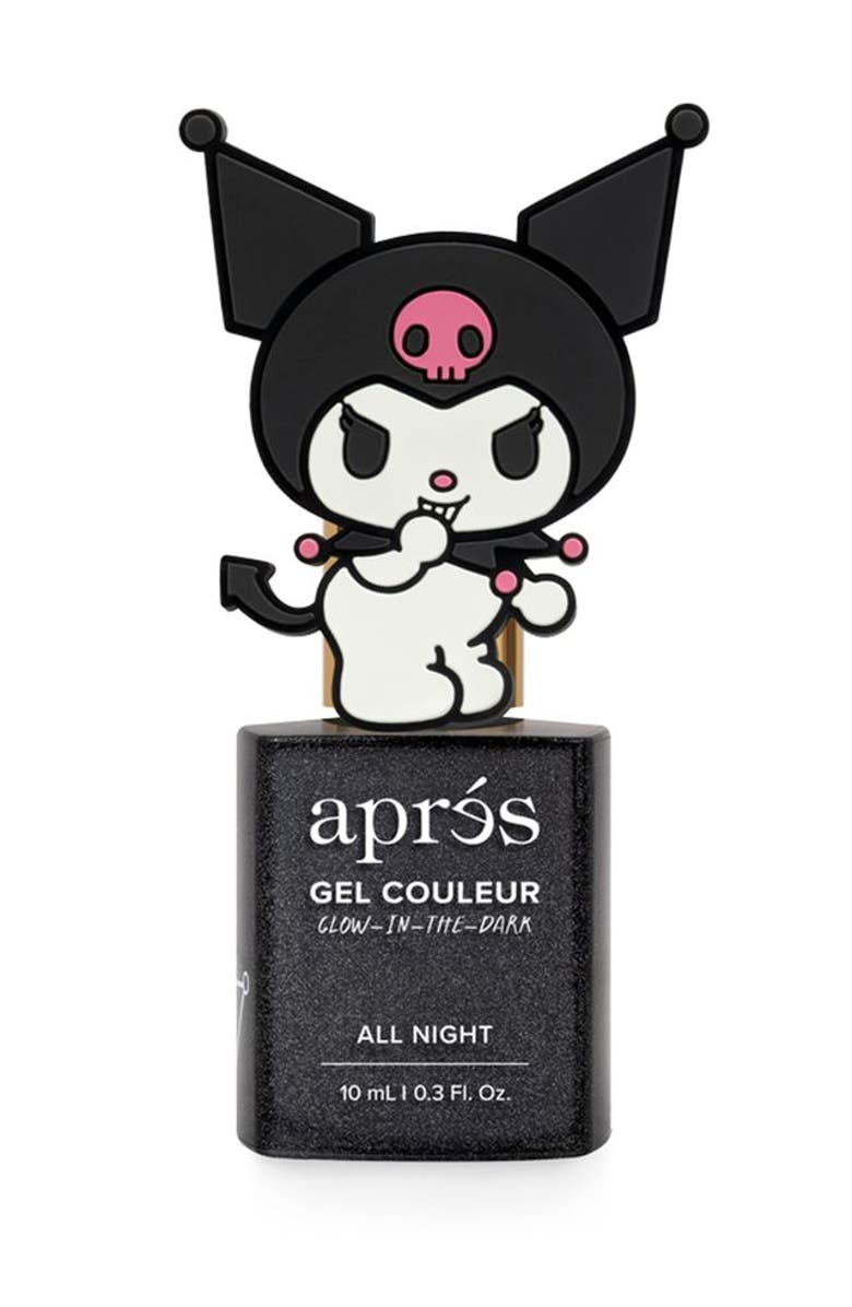 Aprés Nail Kuromi Flash Glitter Gel Couleur, Main, color, All Night