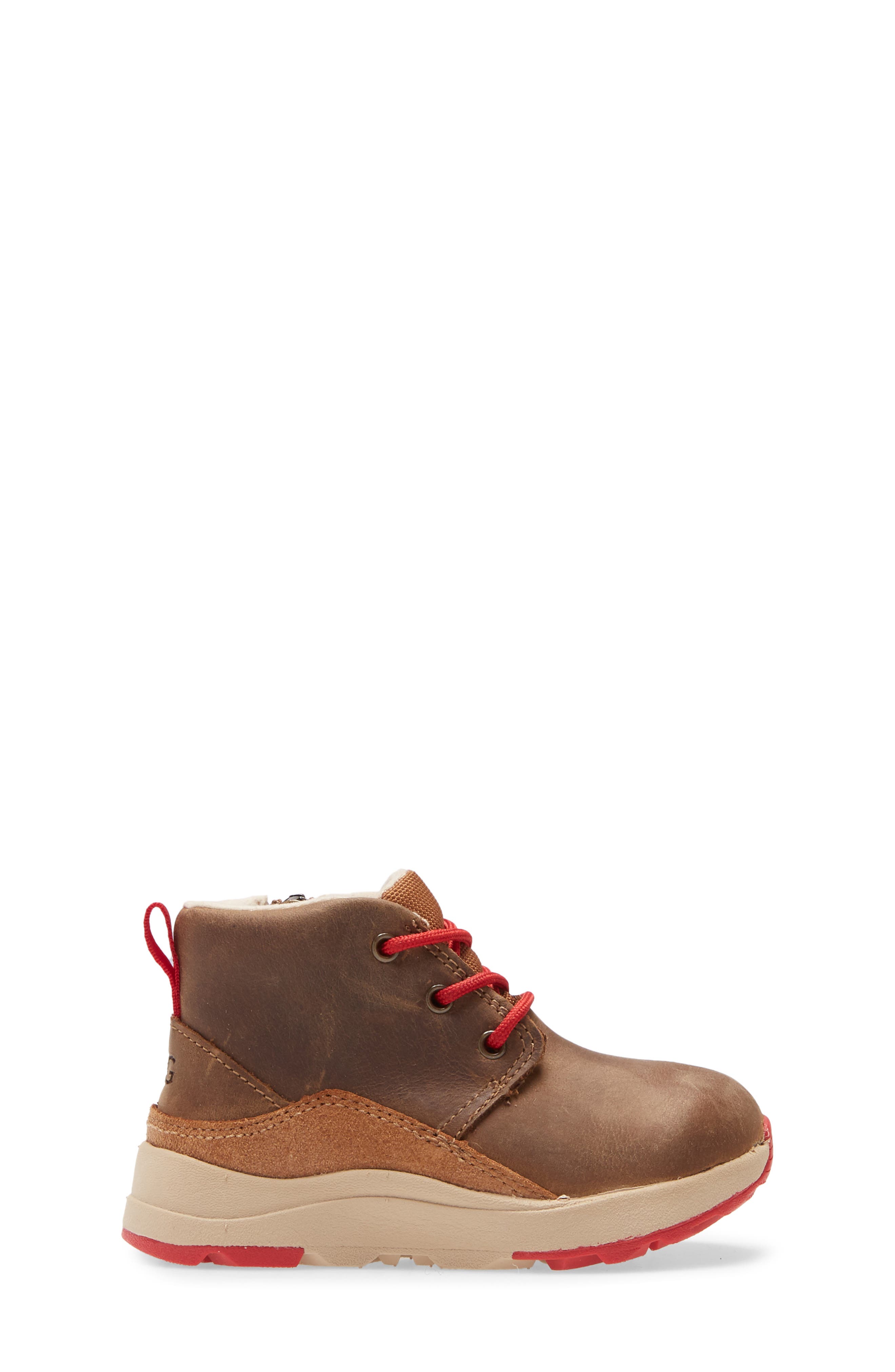 UGG<sup>®</sup> Canoe III Weather Sneaker, Alternate, color, Walnut / Samba Red