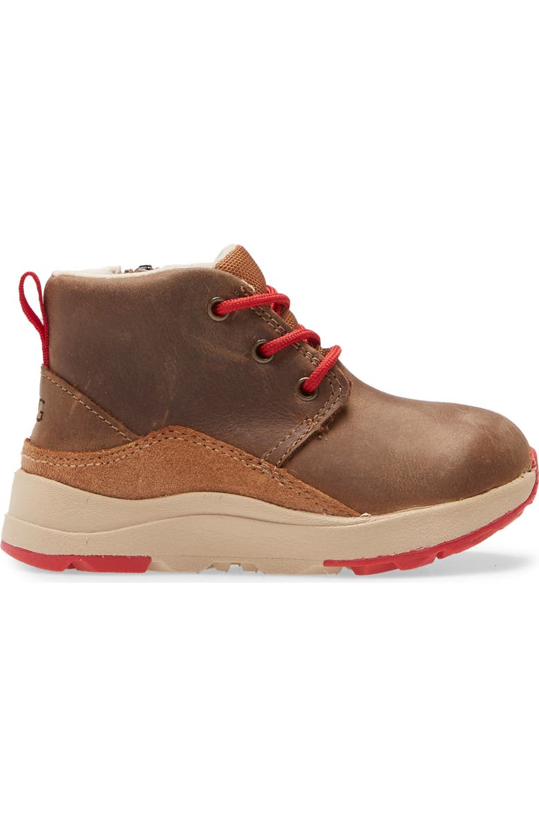 UGG<sup>®</sup> Canoe III Weather Sneaker, Alternate, color, Walnut / Samba Red