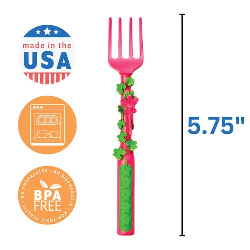Constructive Eating Utensil And Divided Plate Set For Kids And Toddlers