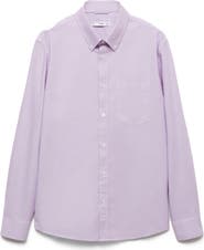 MANGO Regular Fit Oxford Button-Down Shirt