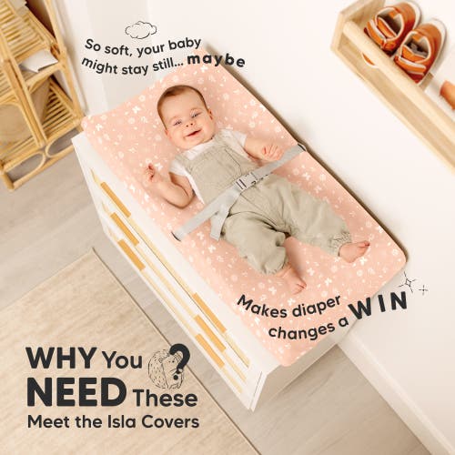 Keababies 2-pack Isla Changing Pad Covers In Butterflies
