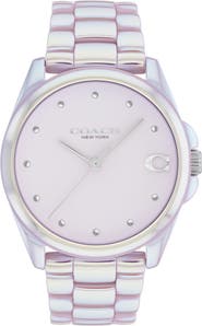 COACH Greyson Ceramic Bracelet Watch, 36mm