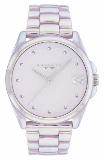 COACH Greyson Ceramic Bracelet Watch, 36mm