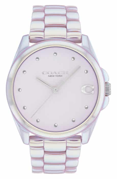 COACH Greyson Ceramic Bracelet Watch, 36mm