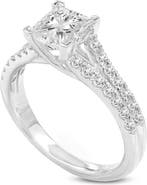 LuvMyJewelry Parineeta 14K Gold Princess Cut Lab Grown Diamond  Engagement Ring - 1.95 Ct