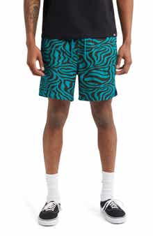 Dickies Zebra Print Cotton Twill Shorts