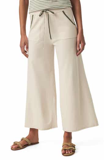 Veronica Crop Wide Leg Sweater Knit Pants