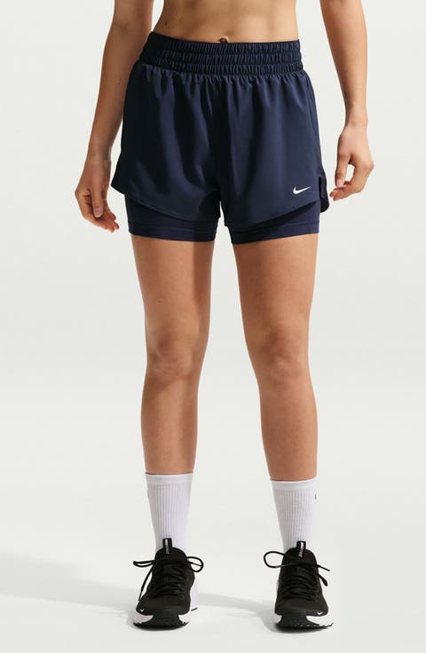 One Dri-FIT High-Waisted 3-Inch 2-in-1 Shorts (Regular & Tall)