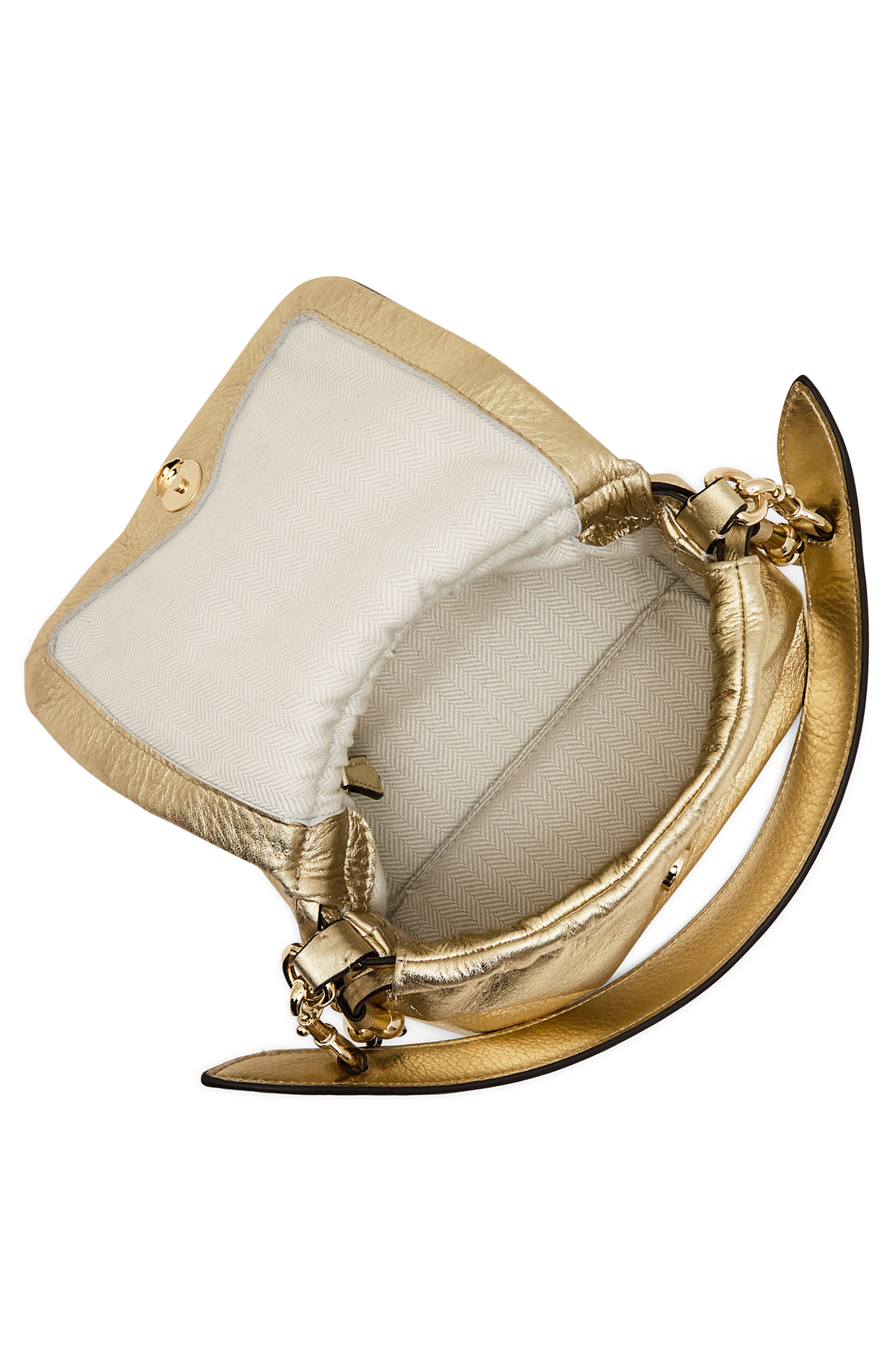 Small Lennon Convertible Crossbody Bag, Alternate, color, METALLIC STRIPE