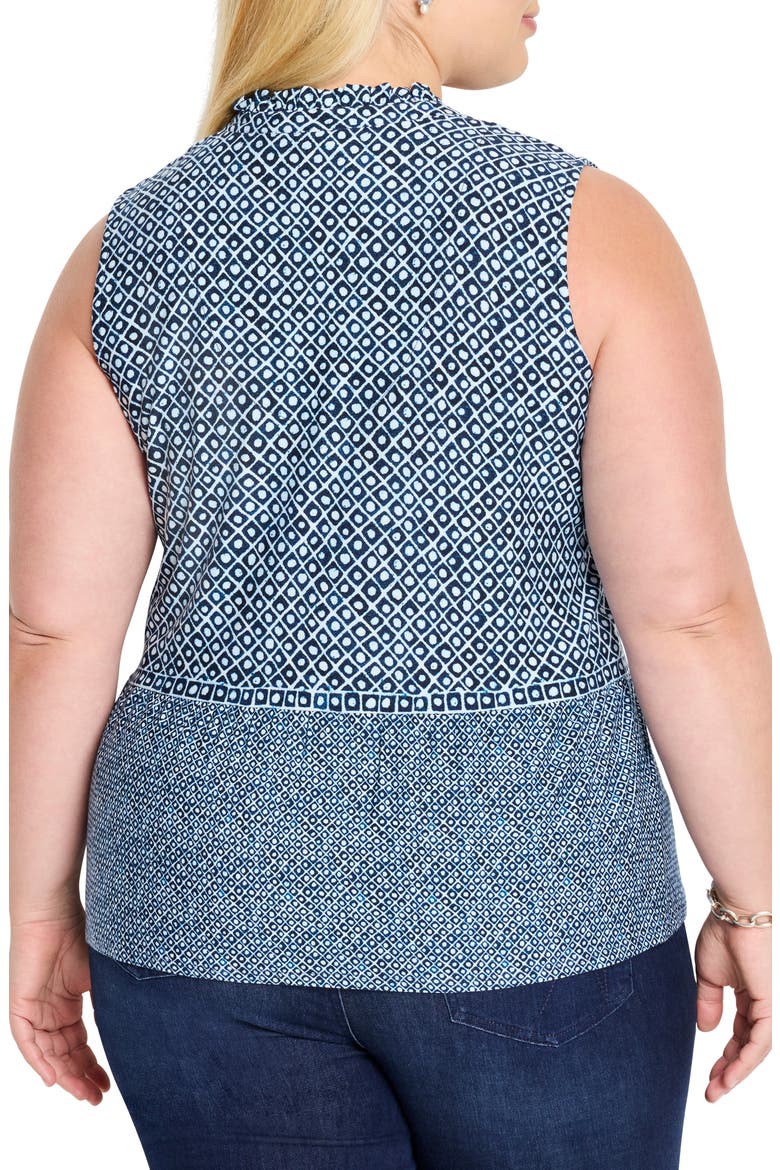 Coastal Geo Tank, Alternate, color, BLUE MULTI