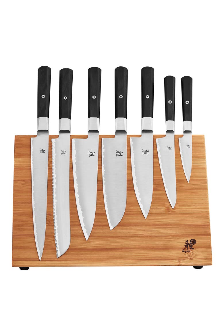 Evo 10-Piece Knife Block Set, Main, color, STAINLESS STEEL