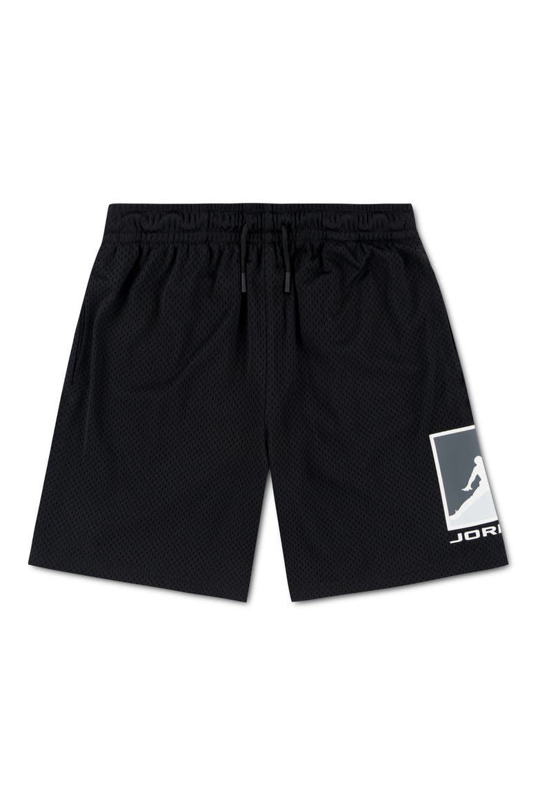 Kids' Jumpman Mesh Shorts, Main, color, BLACK
