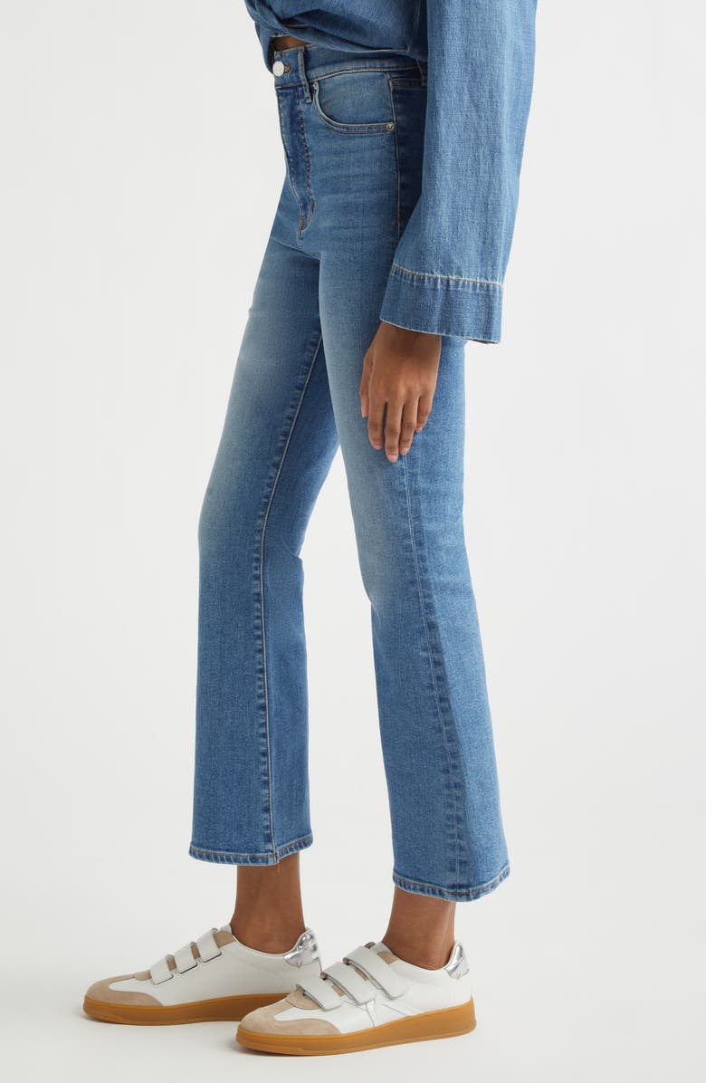 Veronica Beard Carson High Waist Kick Flare Jeans, Alternate, color, French Kiss