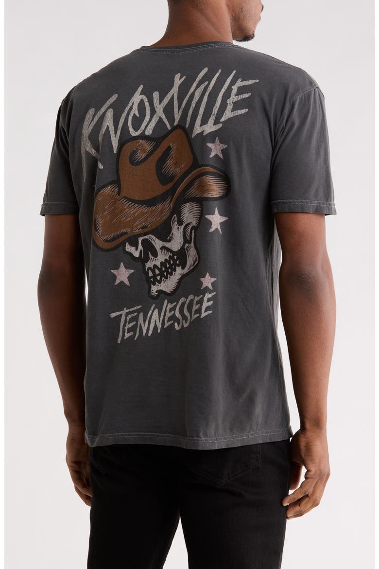 Knoxville Dead Cowboy Short Sleeve T-Shirt, Alternate, color, BLACK