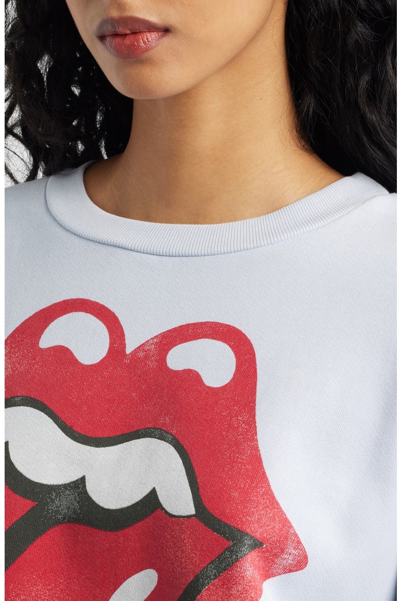 Rolling Stones Cotton Graphic Sweatshirt, Alternate, color, LIGHT DUSK