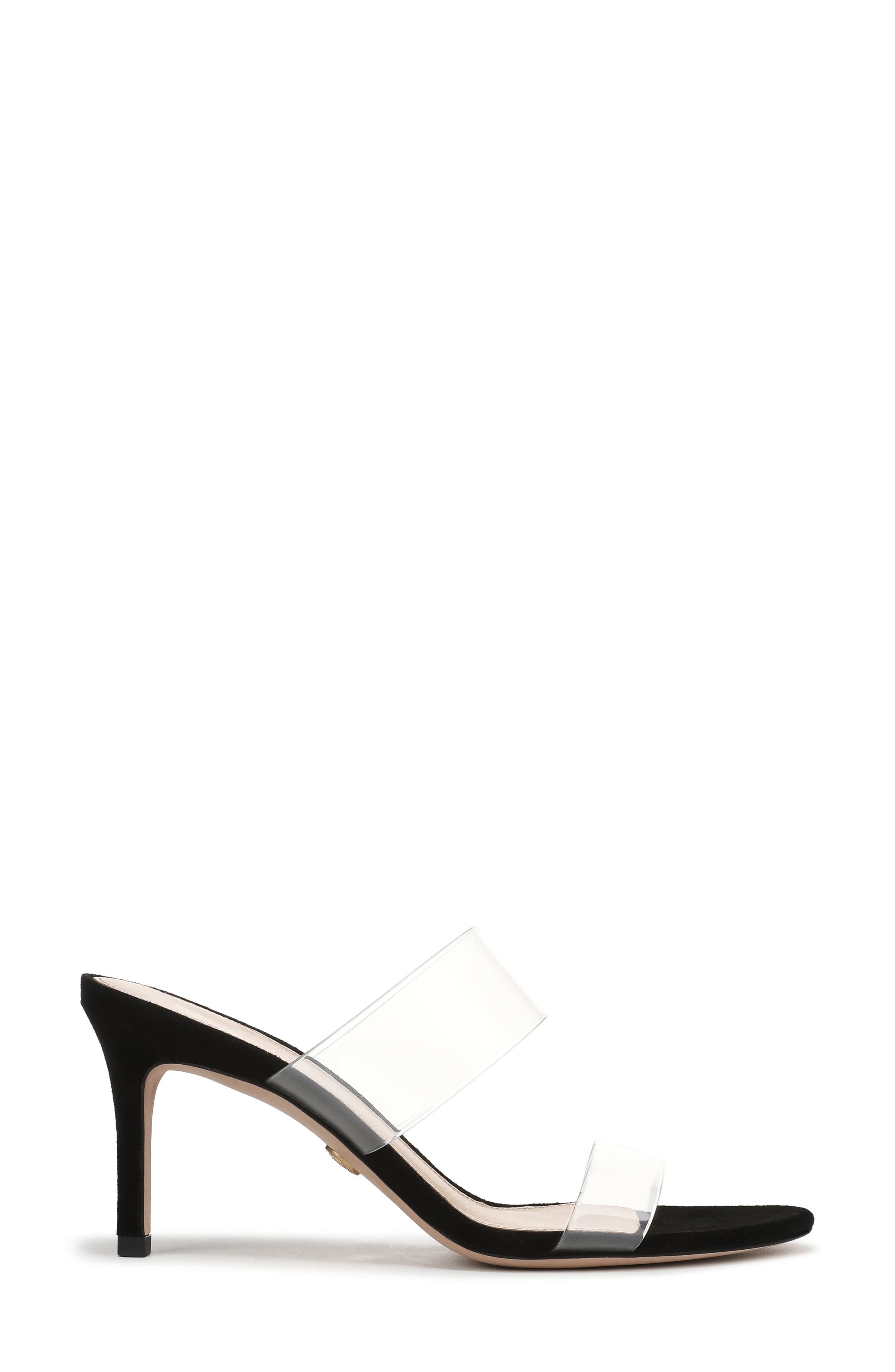 Veronica Beard Asha Sandal, Alternate, color, Clear/ Black