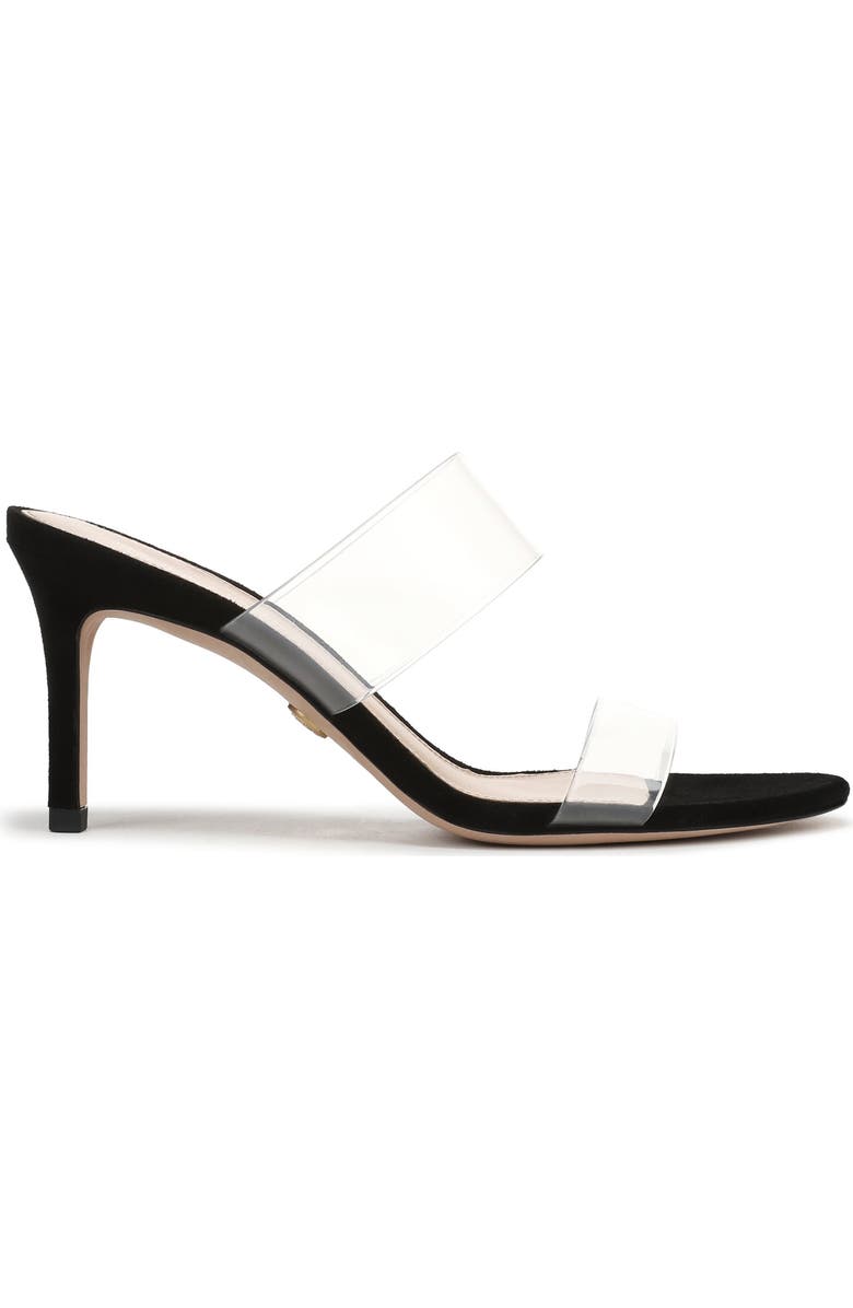 Veronica Beard Asha Sandal, Alternate, color, Clear/ Black