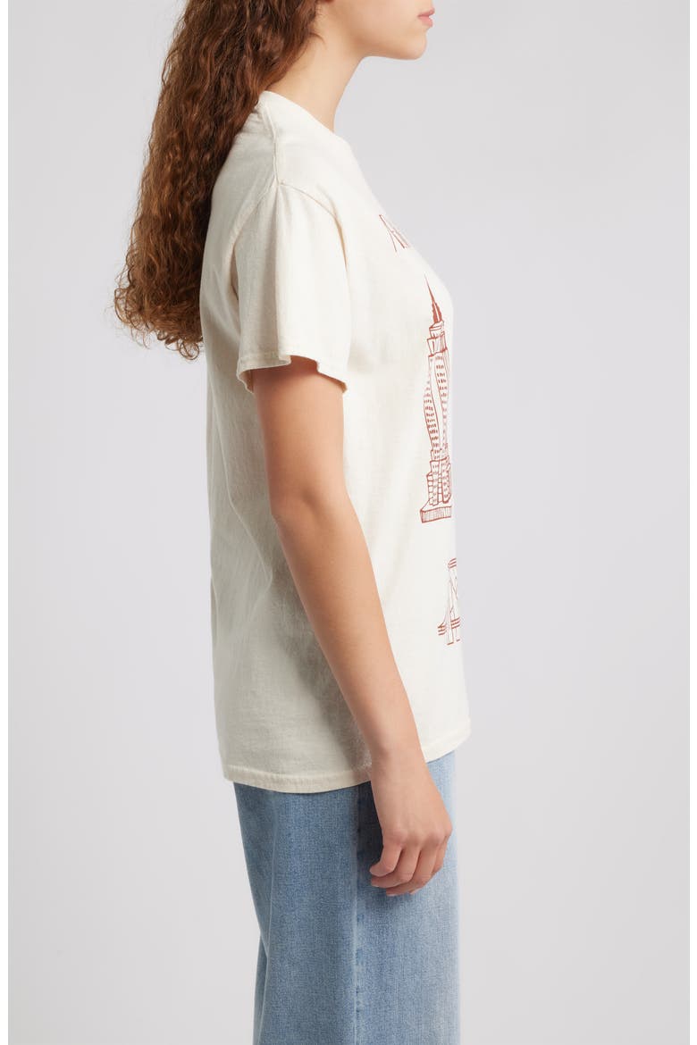 NYC Icon Cotton Graphic T-Shirt, Alternate, color, MARSHMALLOW