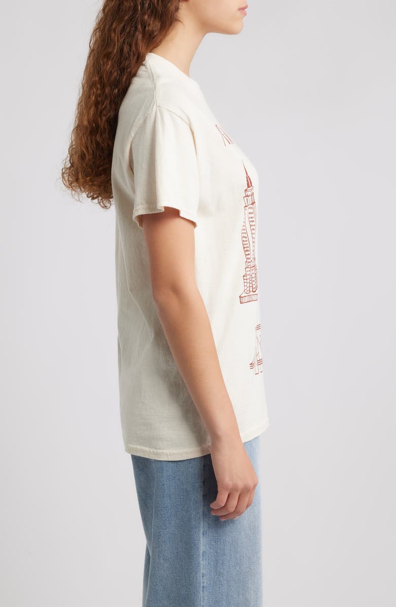 Vinyl Icons NYC Icon Cotton Graphic T-Shirt, Alternate, color, Marshmallow