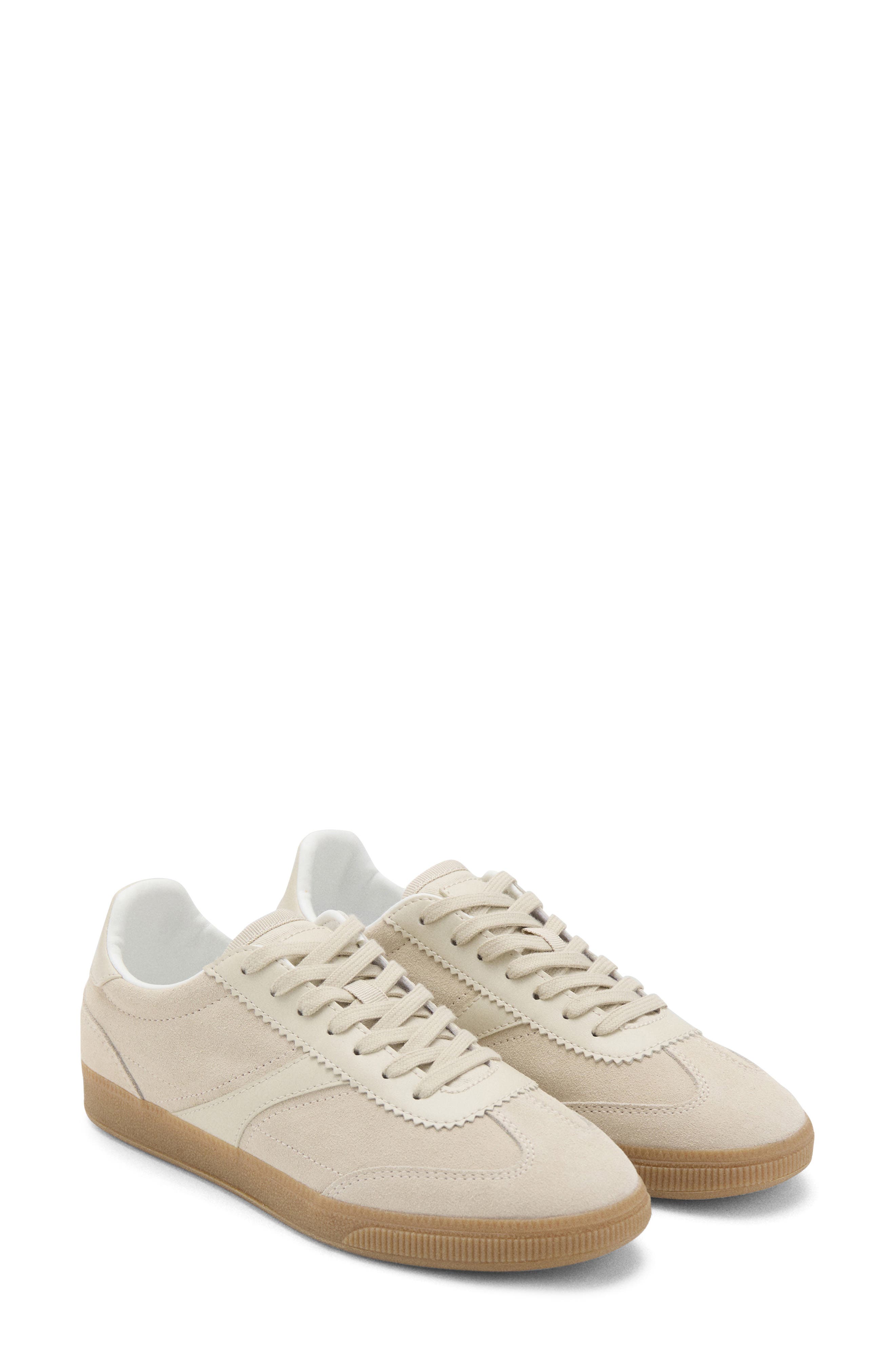MANGO Mixed Media Sneaker, Main, color, 