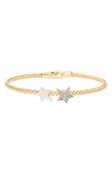 MESHMERISE Diamond Embellished Flex Chain Bracelet - 0.1ct