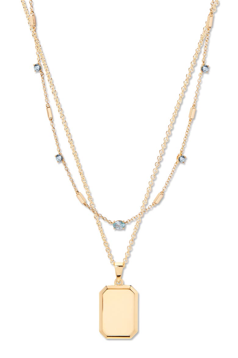 Willow Birthstone Layering Set, Main, color, GOLD MARCH