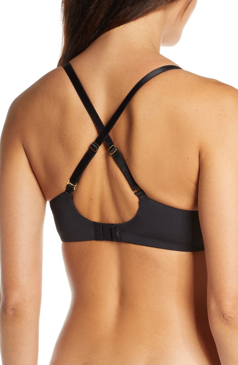 Natori Conform Underwire Full Fit Contour Bra, Alternate, color, Black