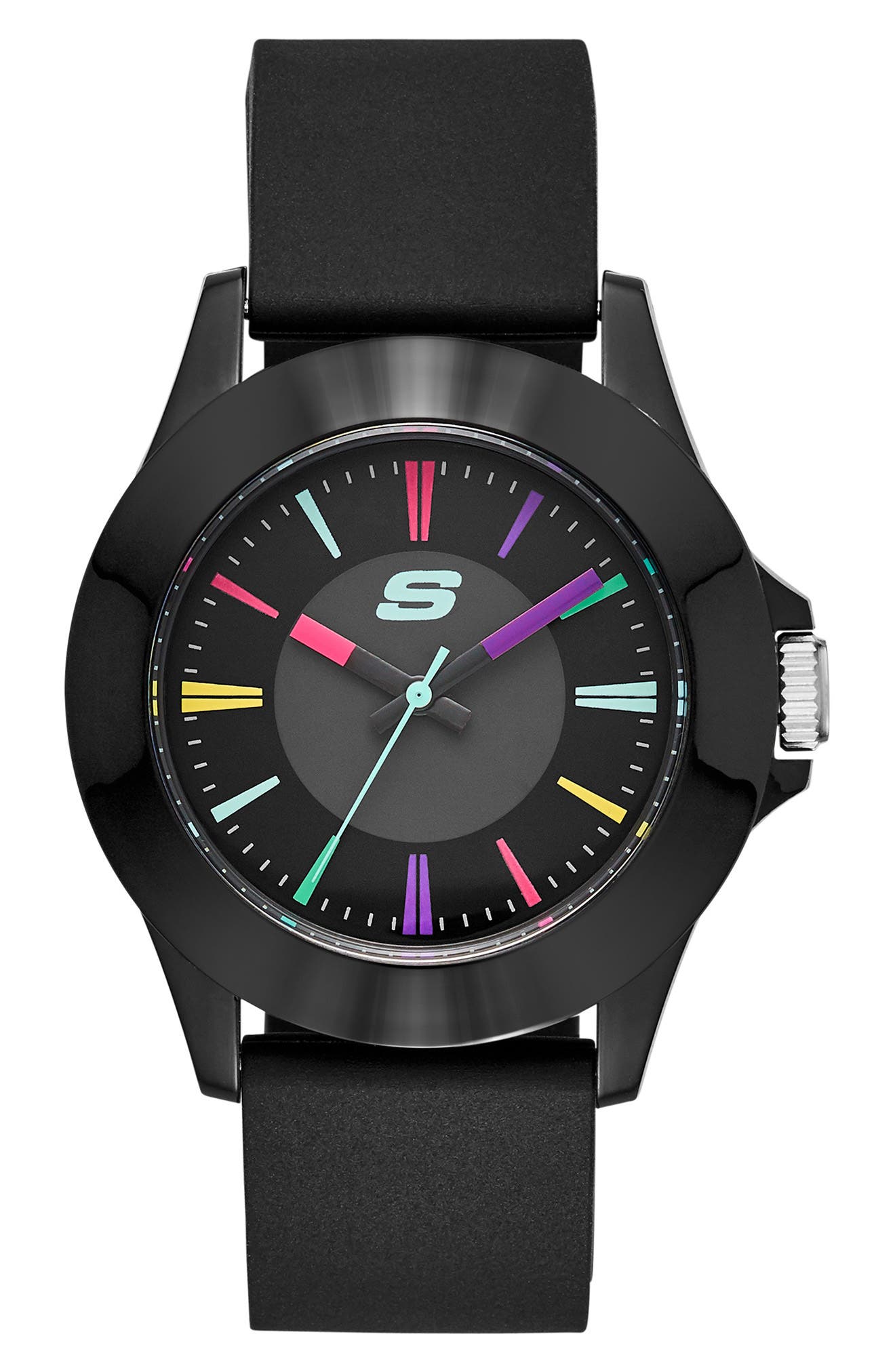 Rosencrans Silicone Strap Watch, 40mm