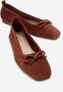 Forever & Always Shoes Sosa Leather Ballet Flat