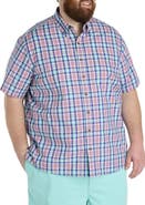 Harbor Bay by DXL Big & Tall Easy-Care Large Plaid Sport Shirt