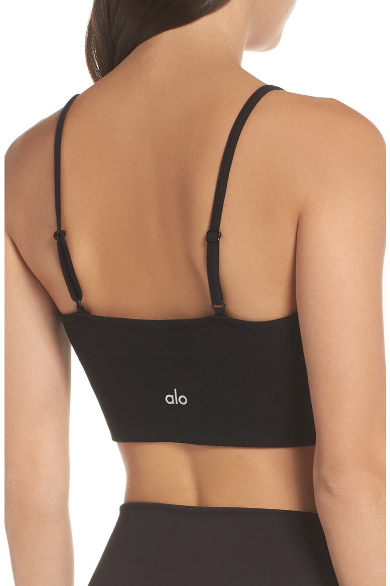 Delight Sports Bra, Alternate, color, BLACK