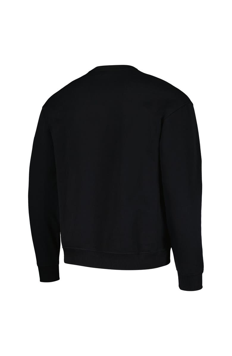 THE WILD COLLECTIVE Unisex The Wild Collective Black Chicago Bulls Drip Pullover Sweatshirt, Alternate, color, Black