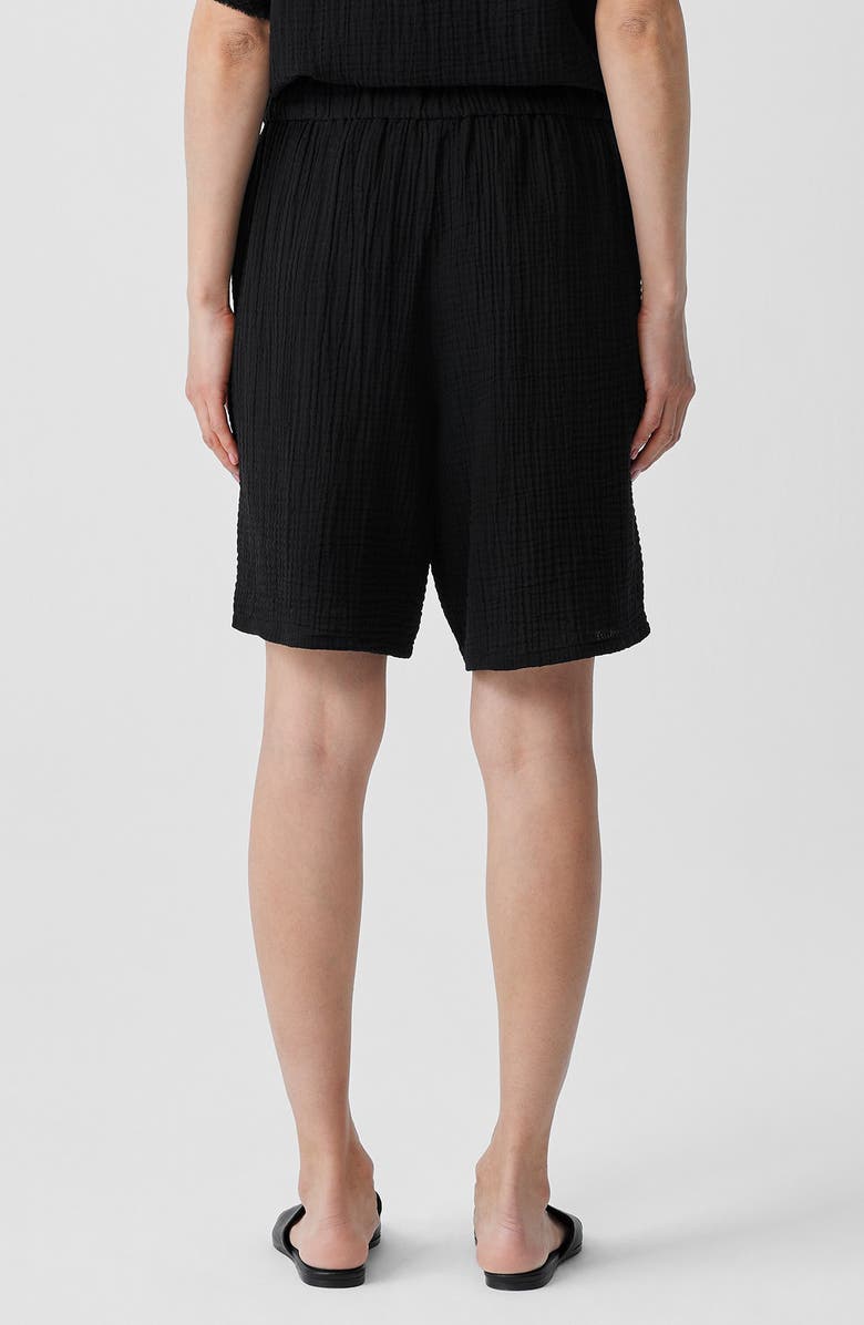 Eileen Fisher Organic Cotton Drawstring Shorts, Alternate, color, 