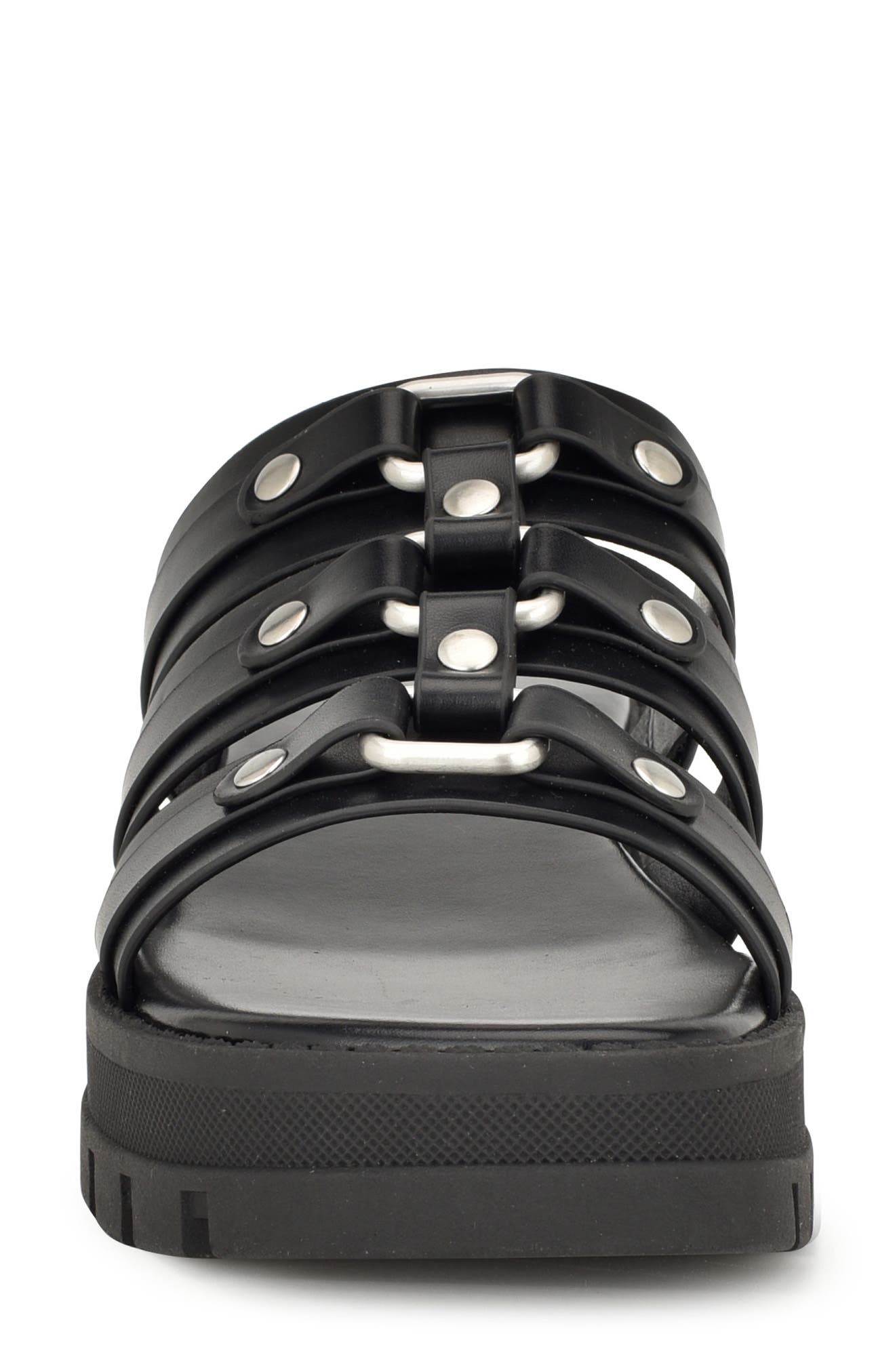Nine West Cazz Platform Slide Sandal, Alternate, color, 