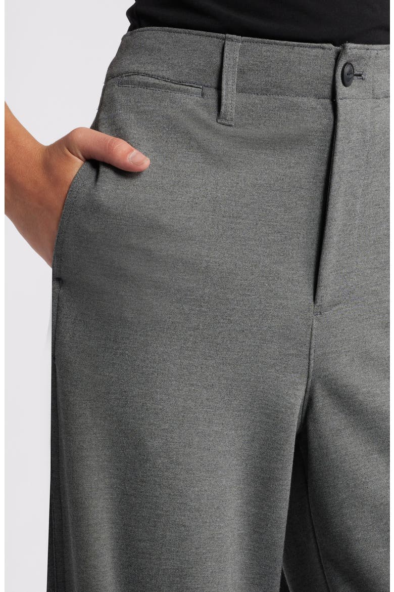 Sofie High Waist Wide Leg Ponte Knit Pants, Alternate, color, CHARCOAL