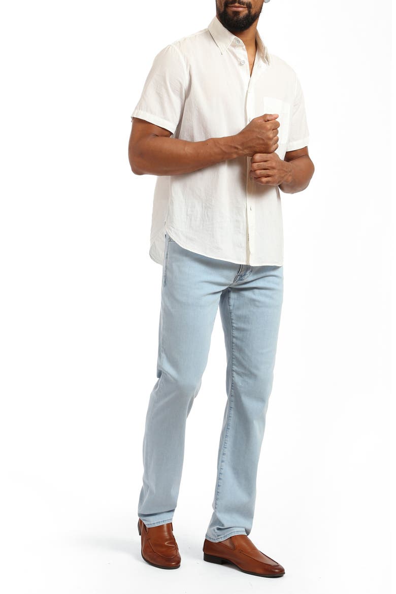 Courage Straight Leg Jeans, Alternate, color, BLEACHED KONA