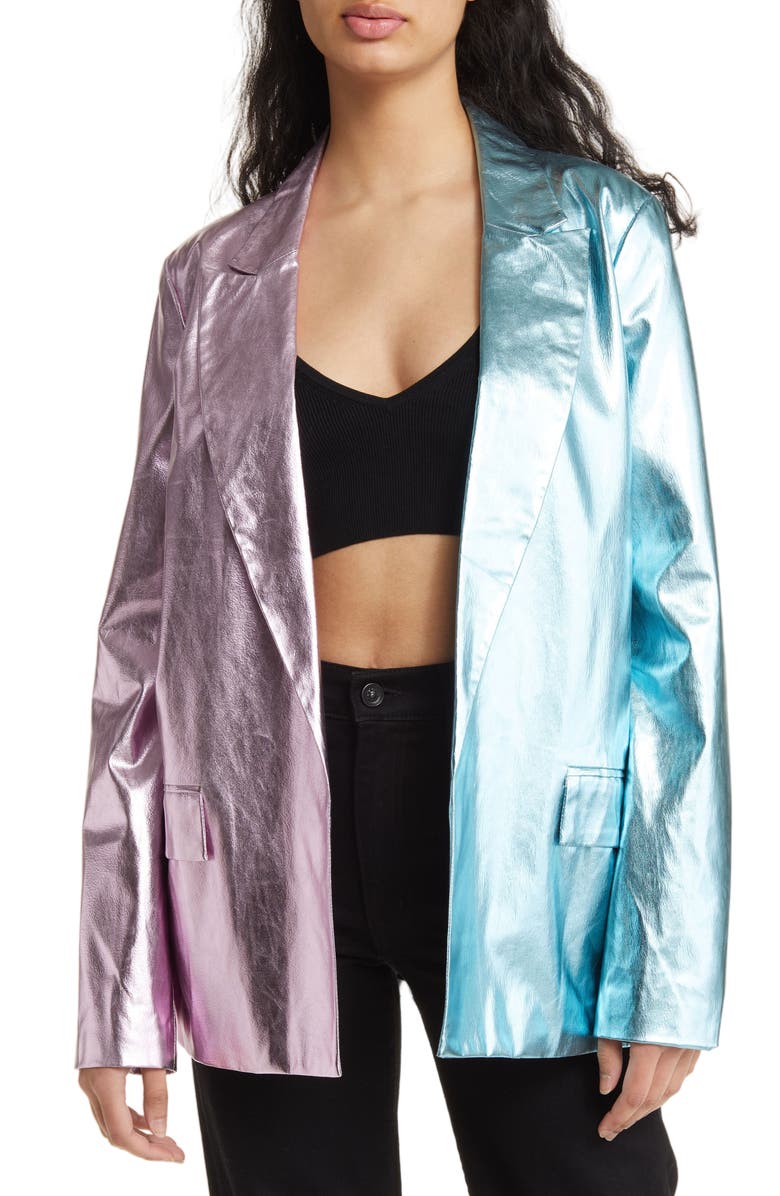 Dressed in Lala Half & Half Blazer, Main, color,