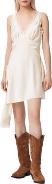 AllSaints Ilka Asymmetric Minidress
