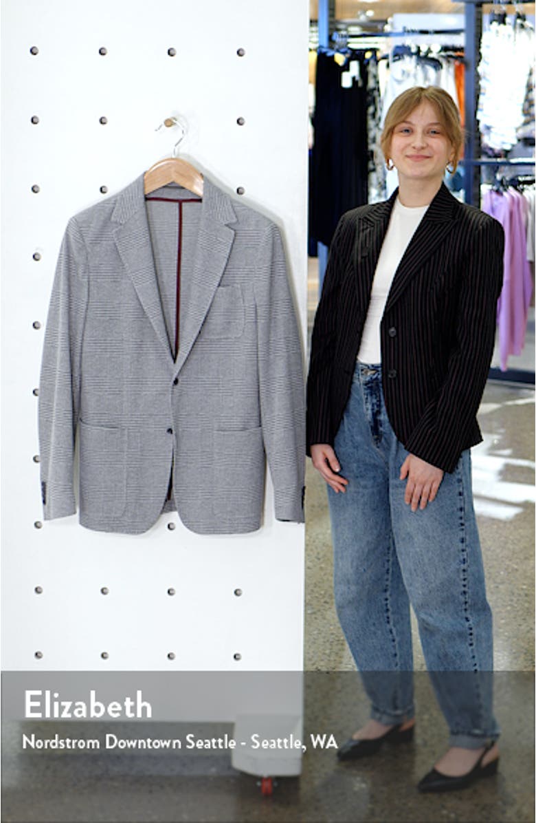 Men's Trim Fit Jersey Sport Coat, sales video thumbnail