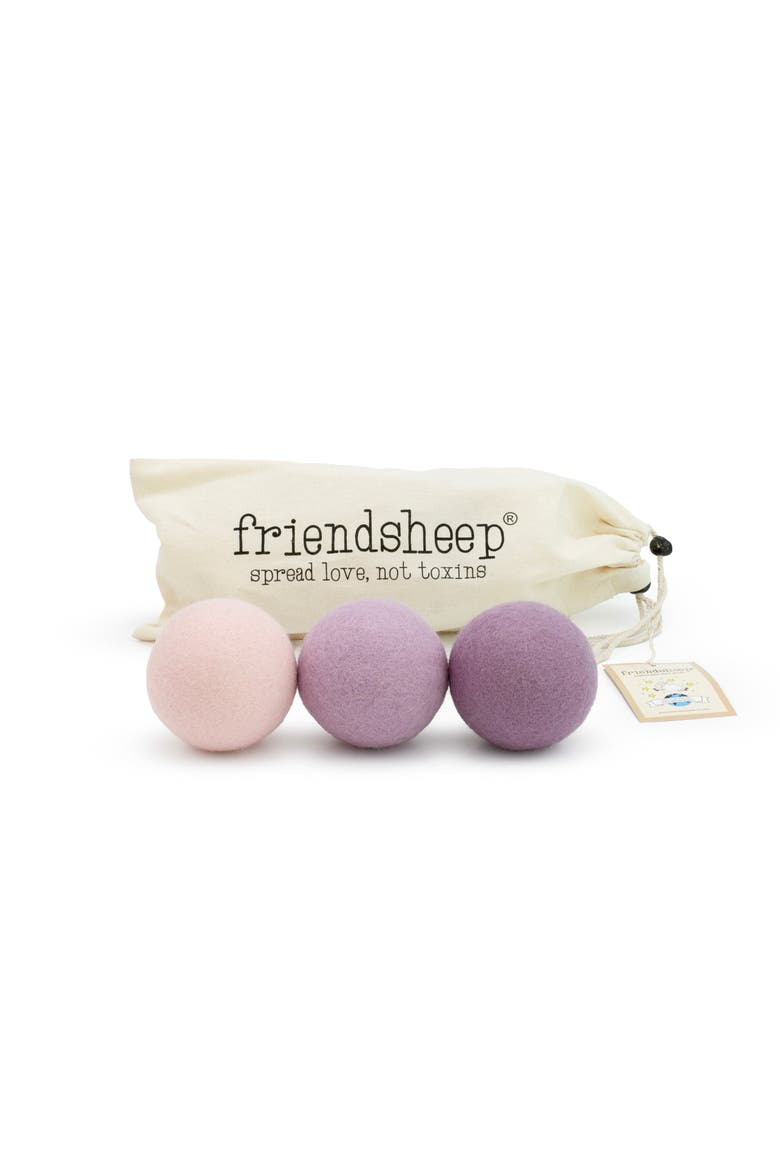 Wool Dryer Balls XL Set of 3, Main, color, Amthyst Ombre