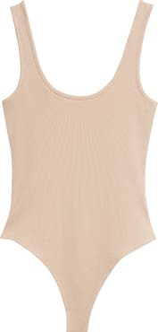 L'AGENCE Nica Scoop Neck Tank Bodysuit