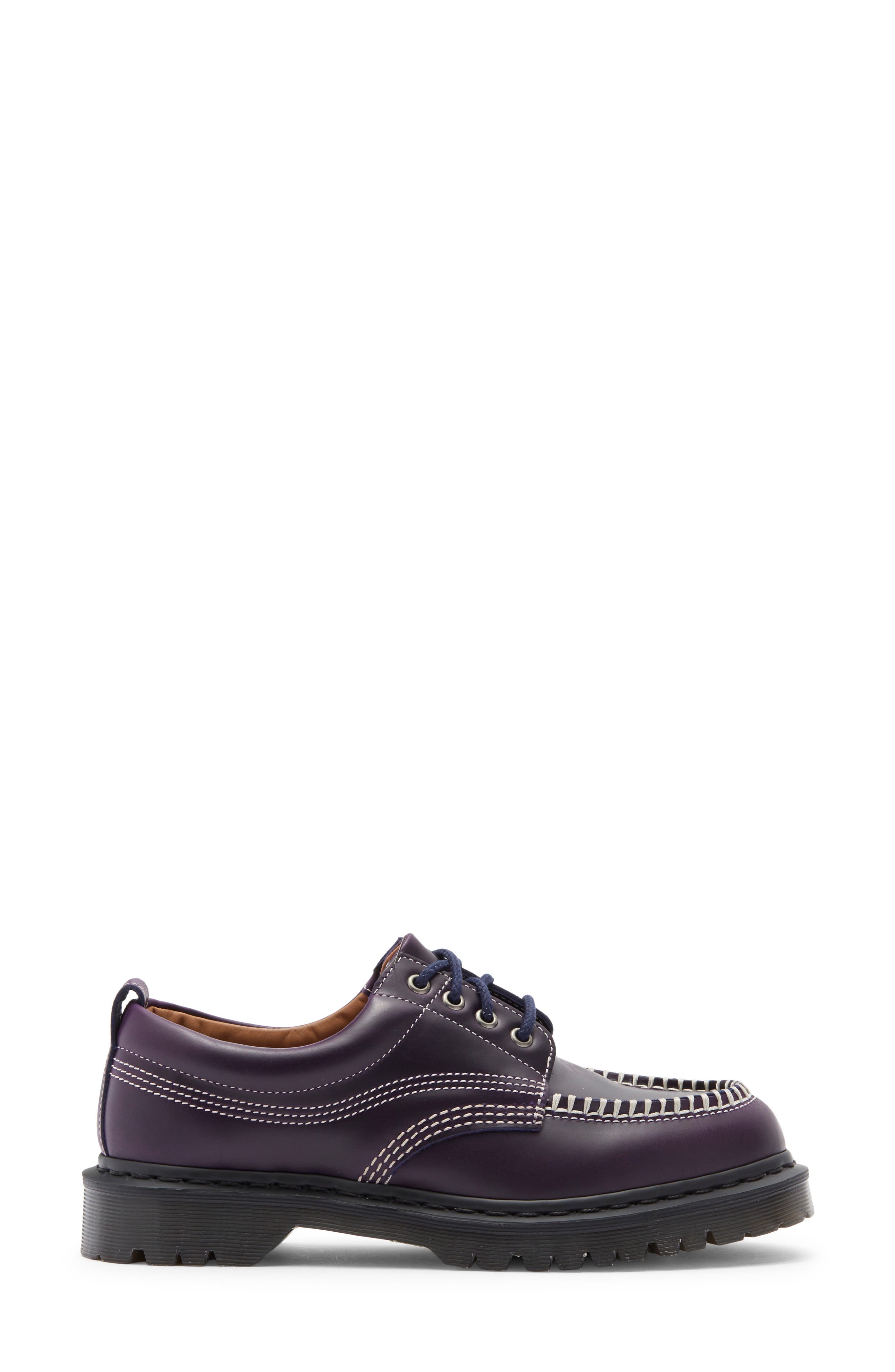 Dr. Martens Lowell Derby, Alternate, color, Midnight Blue