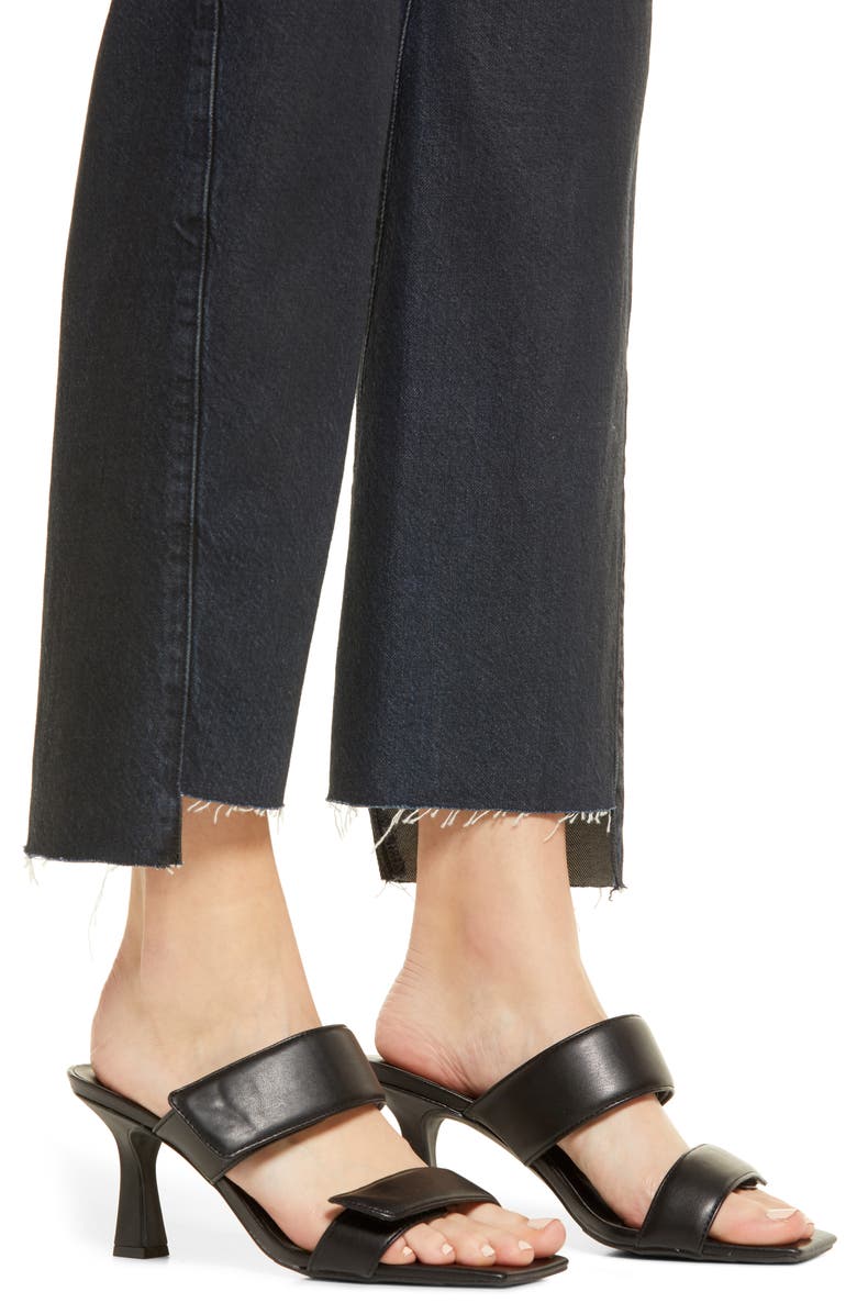 AG Twisted Alexxis High Waist Crop Straight Leg Jeans, Alternate, color, 