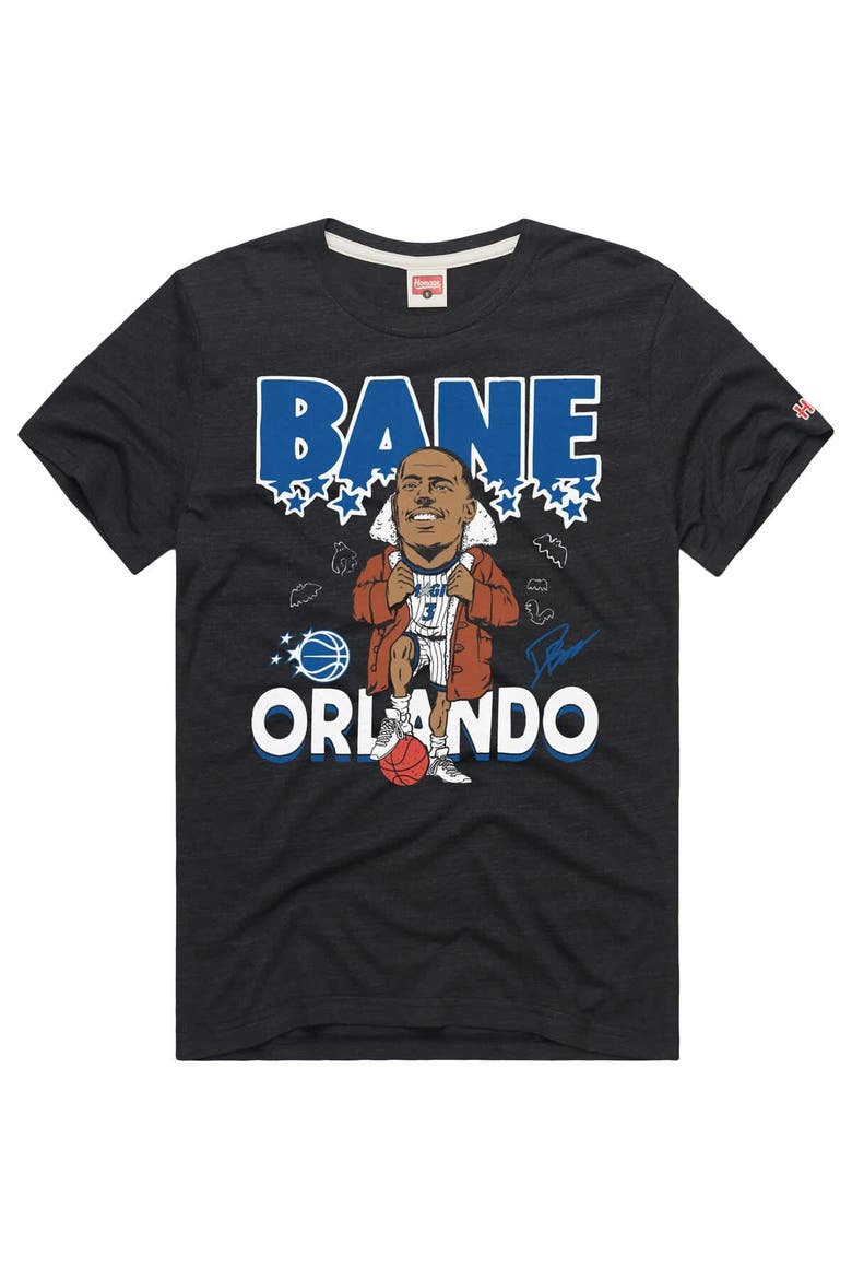 Unisex Homage Desmond Bane Charcoal Orlando Magic Signature Tri-Blend T-Shirt, Alternate, color, Charcoal