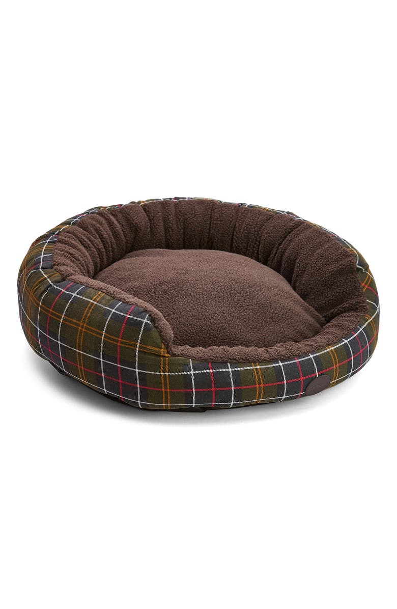 Barbour Tartan Snuggle 30" Dog Bed, Alternate, color, Classic Tartan