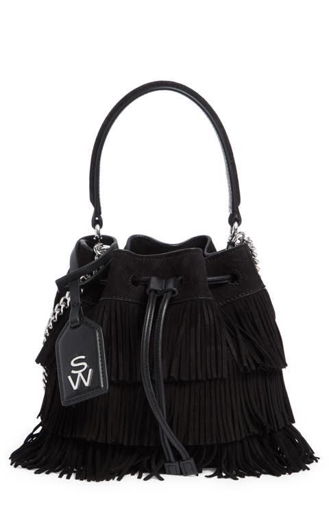Mini Rae Fringe Bucket Bag