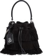 Stuart Weitzman Mini Rae Fringe Bucket Bag