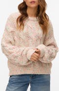 VERO MODA Zena Nep Cable Sweater